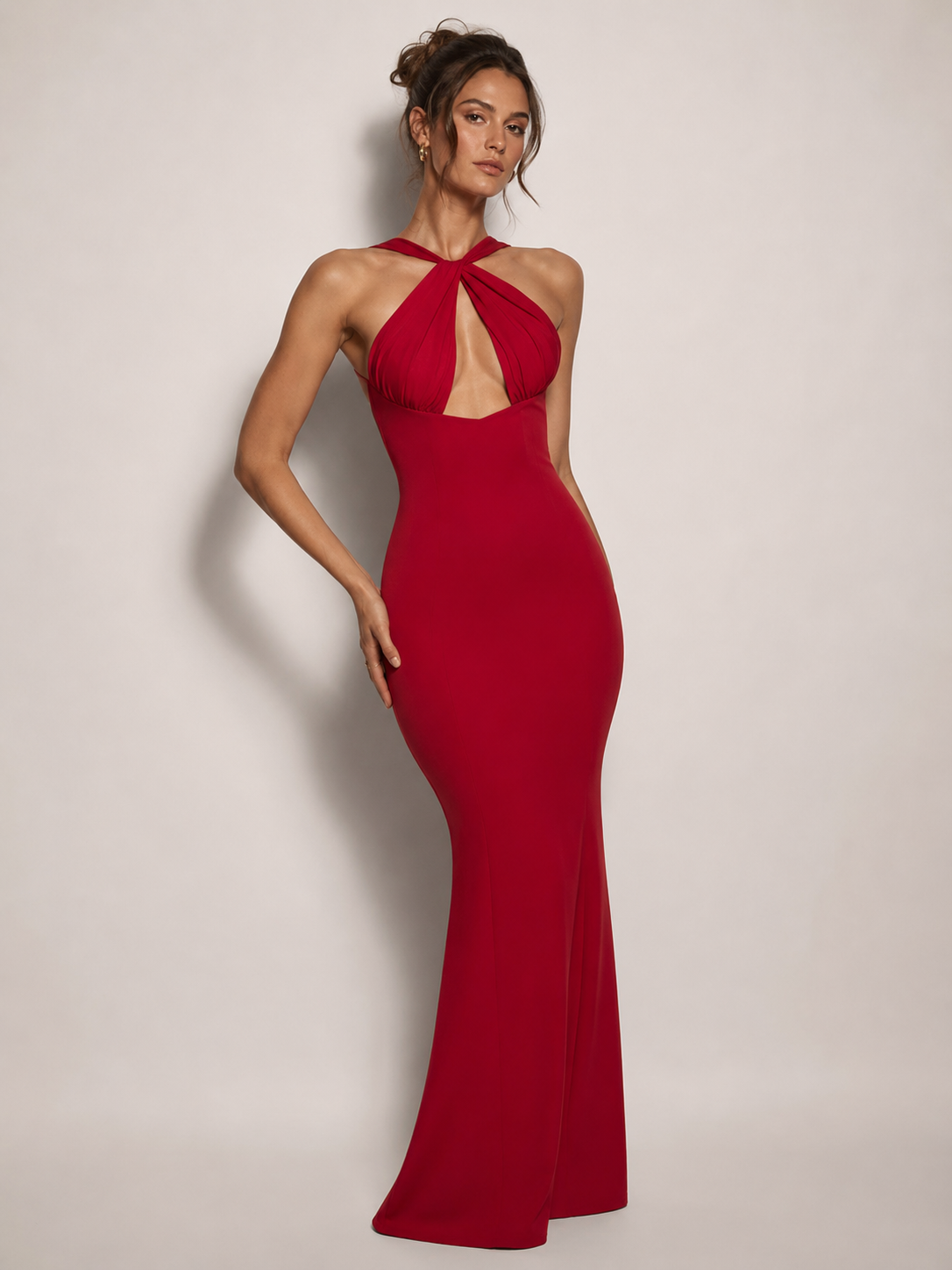 Scarlet Siren Pearl Back Maxi Dress 1